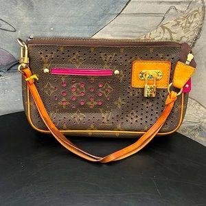 LOUIS VUITTON Limited Edition Monogram Perforated Pochette